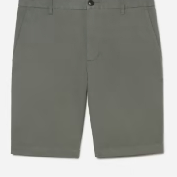 EVERLANE 9" Slim Fit Shorts - Pewter Green - Picture 2 of 14